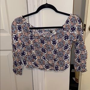 Off the shoulder shirt